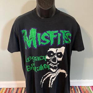 Vintage 80s MISFITS Evil Never Dies T Shirt Legacy of - Etsy