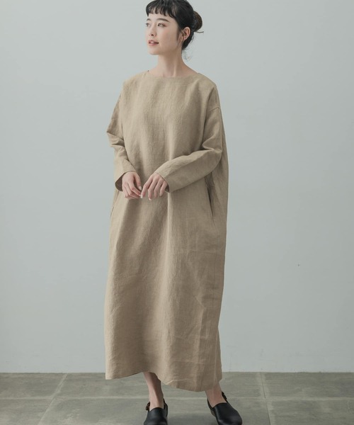 かぐれ（カグレ）の「リネンボックスワンピース（ワンピース）」 - WEAR