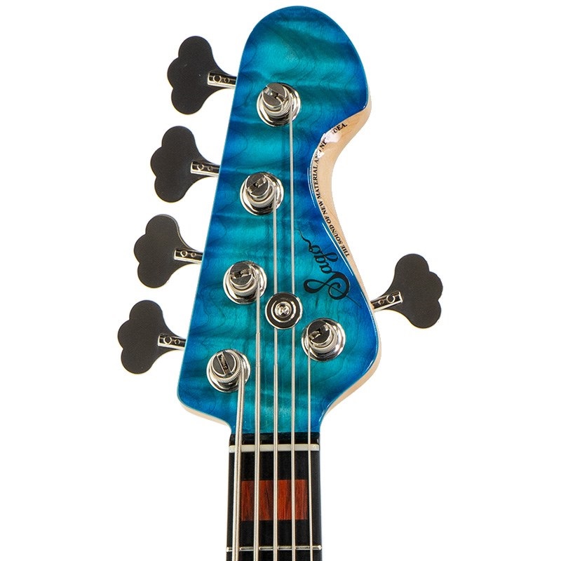 Sago Ove5 Custom Master Grade Quilted Maple Top (See Thru Blue 