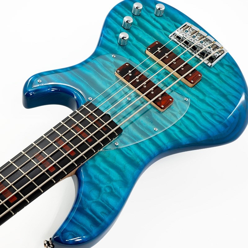 Sago Ove5 Custom Master Grade Quilted Maple Top (See Thru Blue 
