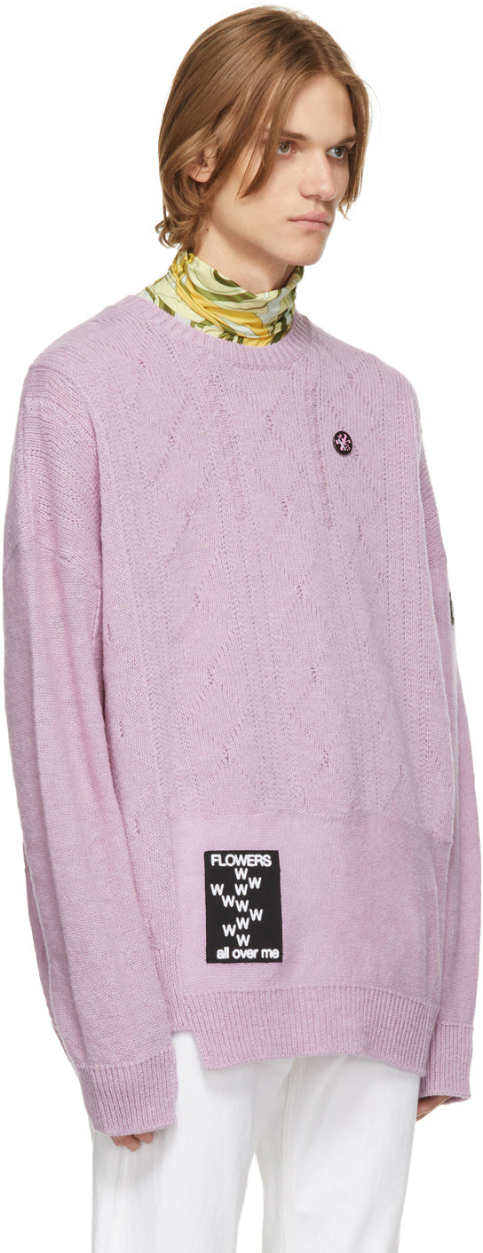 Raf Simons Purple Oversized Sweater – BlackSkinny