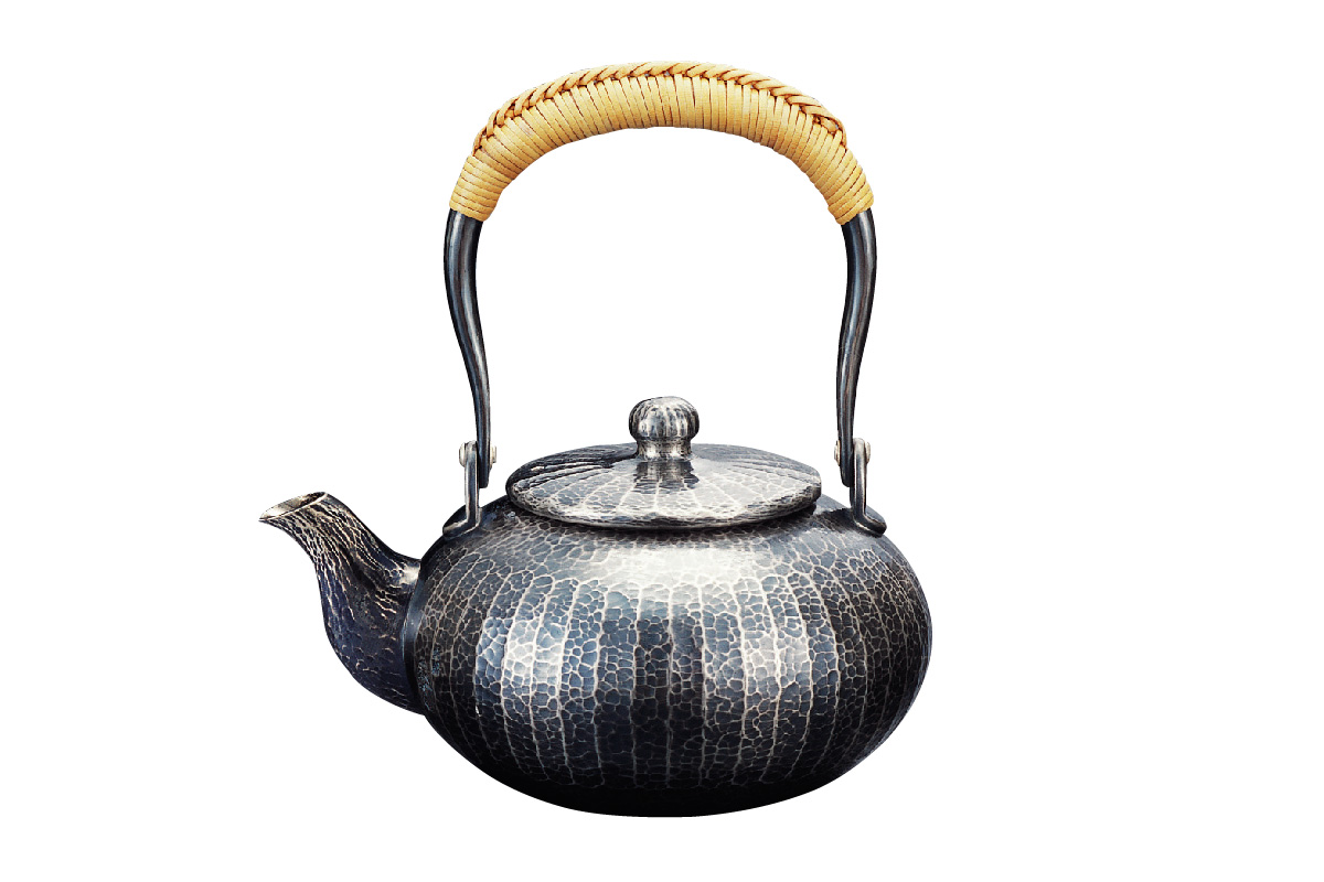 茶具– 无形文化财锤起铜器「玉川堂」-GYOKUSENDO