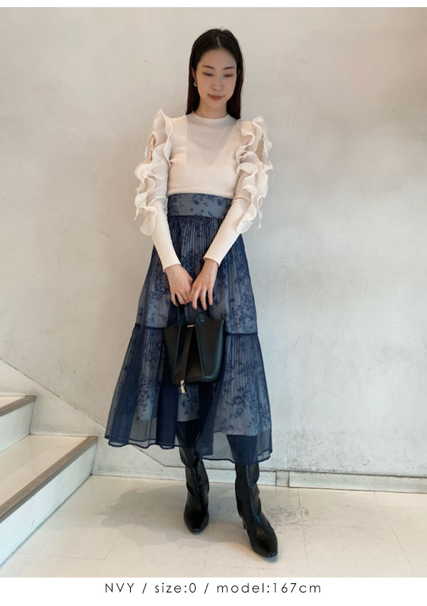 楽天市場】【SALE50%OFF】 スナイデル SNIDEL プリーツシフォン 