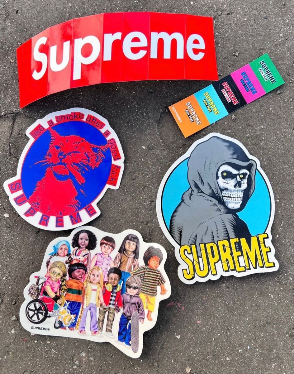 シュプリーム大阪店購入2023SS店舗限定新ボックスロゴステッカーセットsupreme sticker set box logo