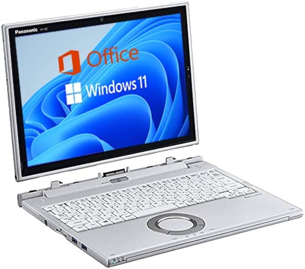 【MS Office2019&Win11搭載】Panasonic Let's note CF-XZ6 ■第7世代Core  i5-7300U@2.6GHz／8GBメモリ／SSD 256GB／12インチQHD／2in1