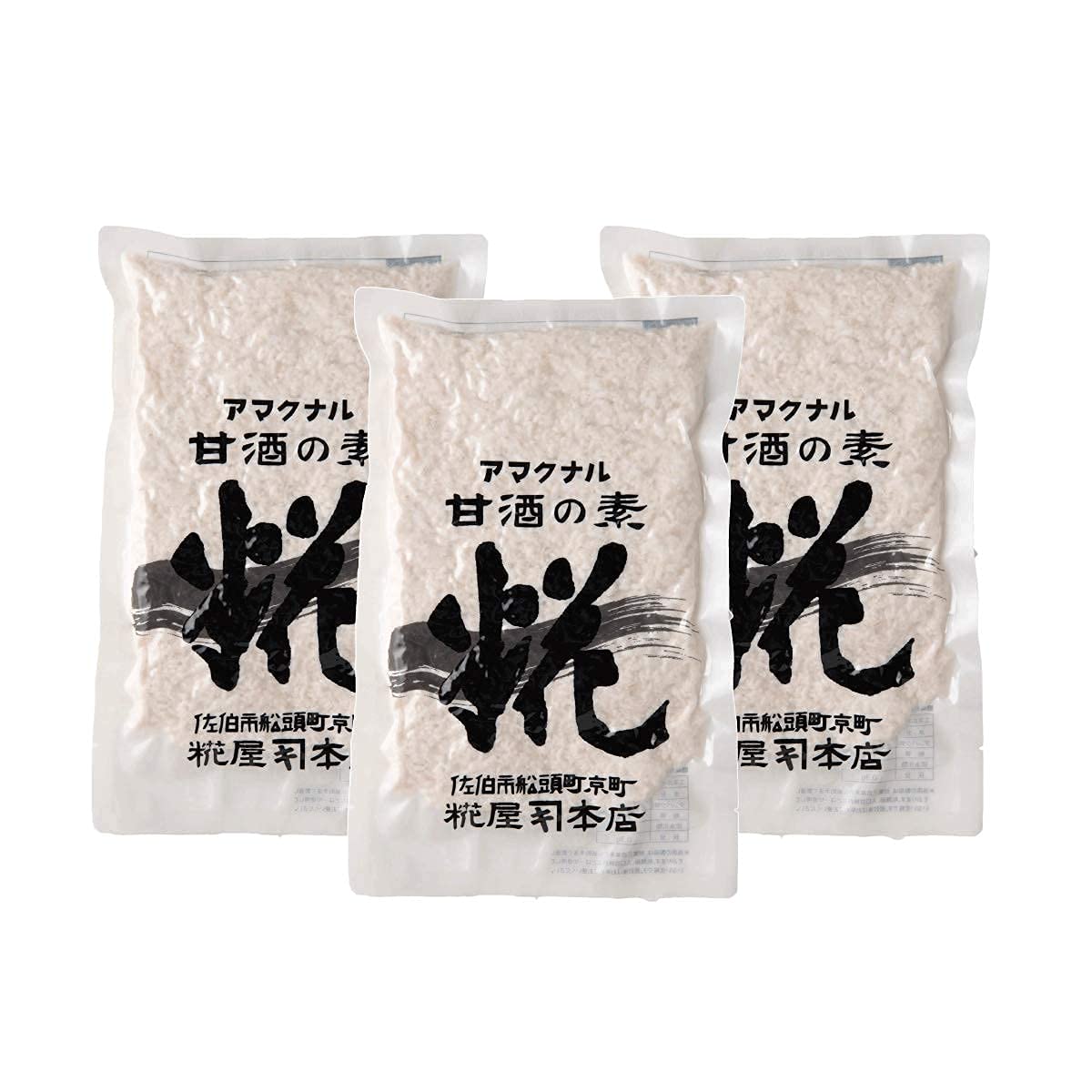 糀屋本店 生麹 冷凍 塩糀・甘酒・醤油糀・味噌づくりに最適！ (大分県産米麹) 300g 3個セット