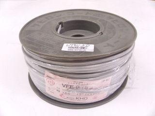 ビニル平形コード ＶＦＦ ０．７５ＳＱ 灰 １００ｍ巻 の通販 