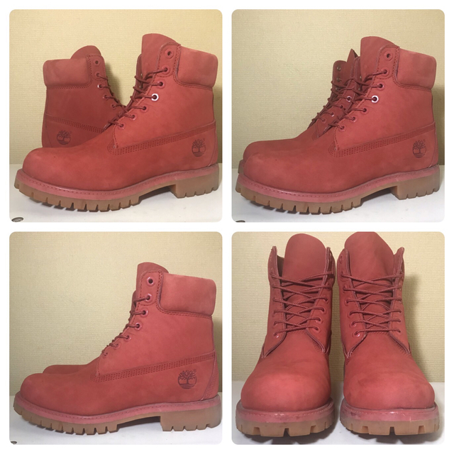 【Timberland 極美品】25cmティンバーランド レッド