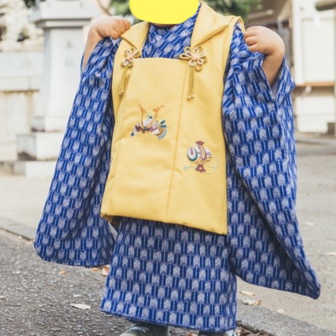 男の子　3歳　七五三　被布　セット