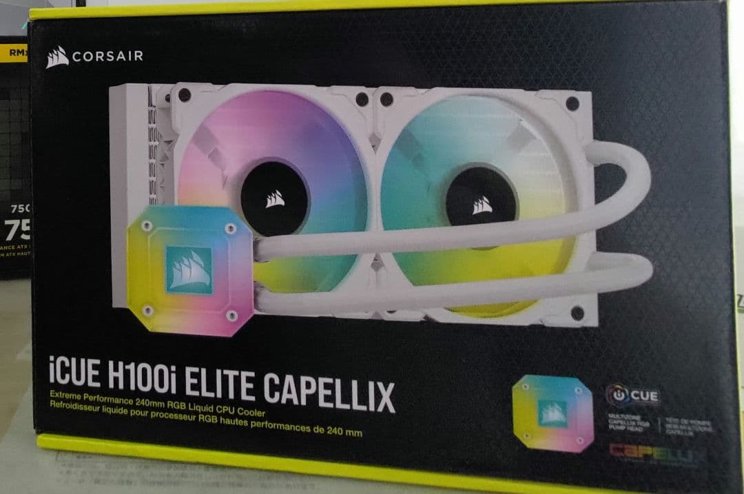 CORSAIR H100i Elite Capelix White 240mm