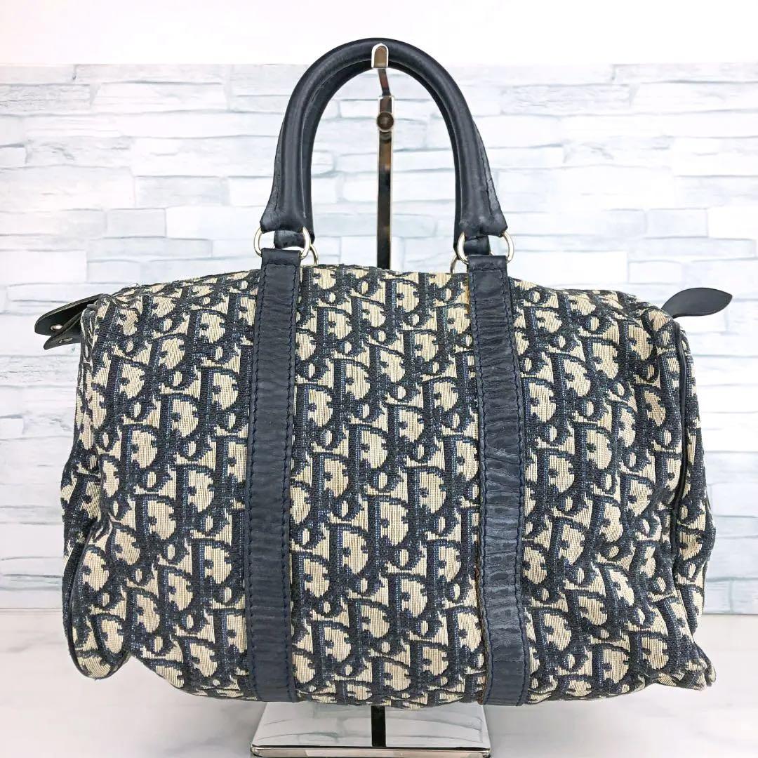 【美品】Dior トロッター ディオール ミニボストンバッグ ハンドバッグ