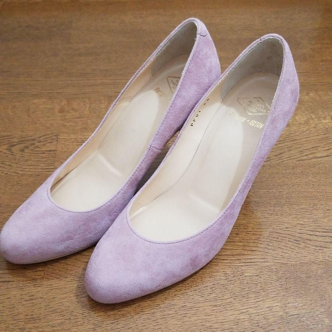 Perfume Closet   ダンスヒール　ピンクスエード  パンプス