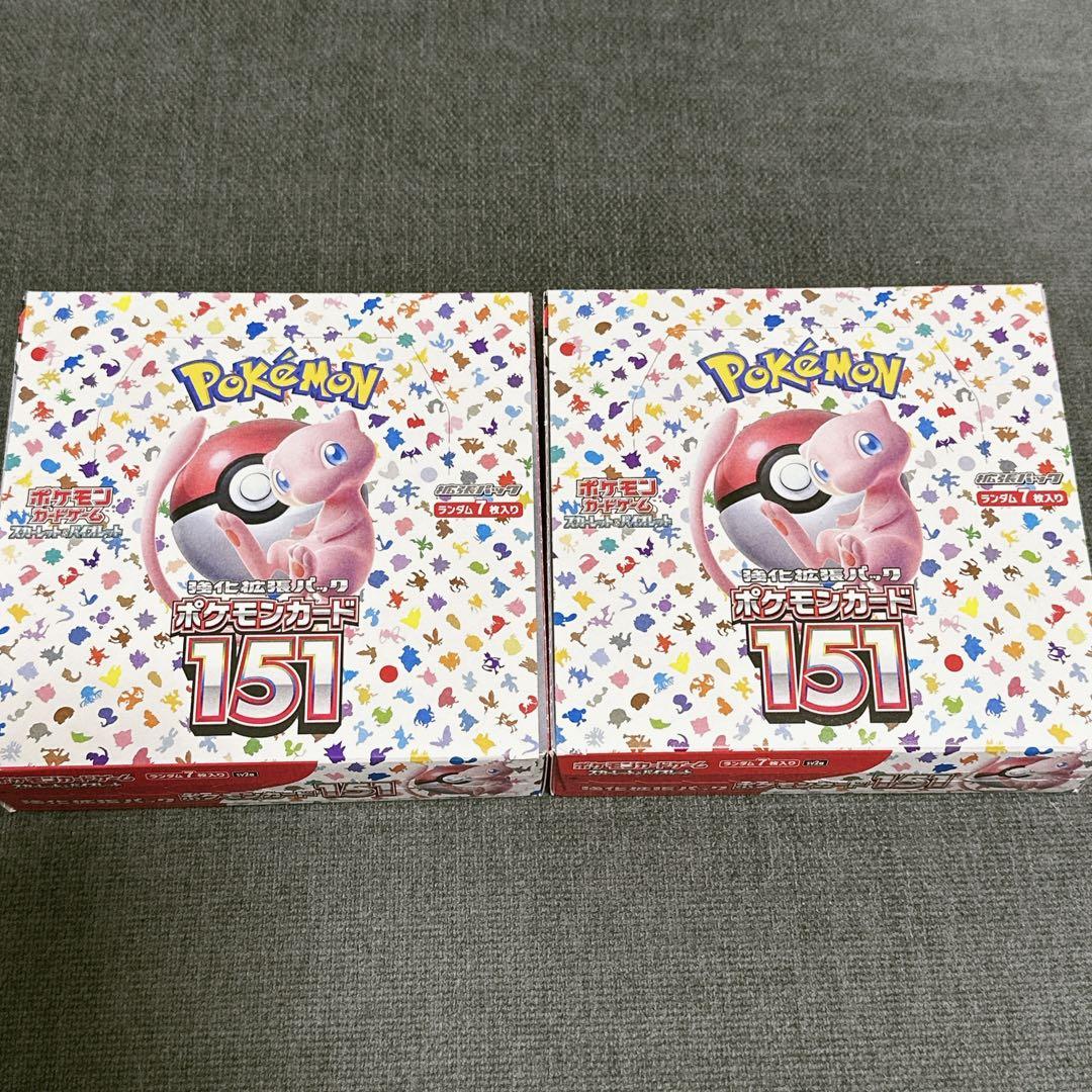 ポケカ　ポケモンカード　151 box パック　k