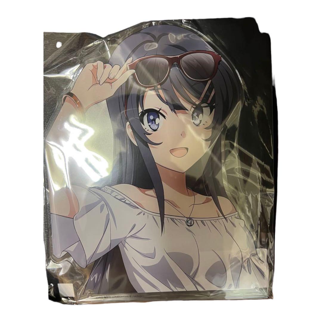激安通販 青春ブタ野郎　特大ダイカットアクリボード　桜島麻衣おでかけver その他