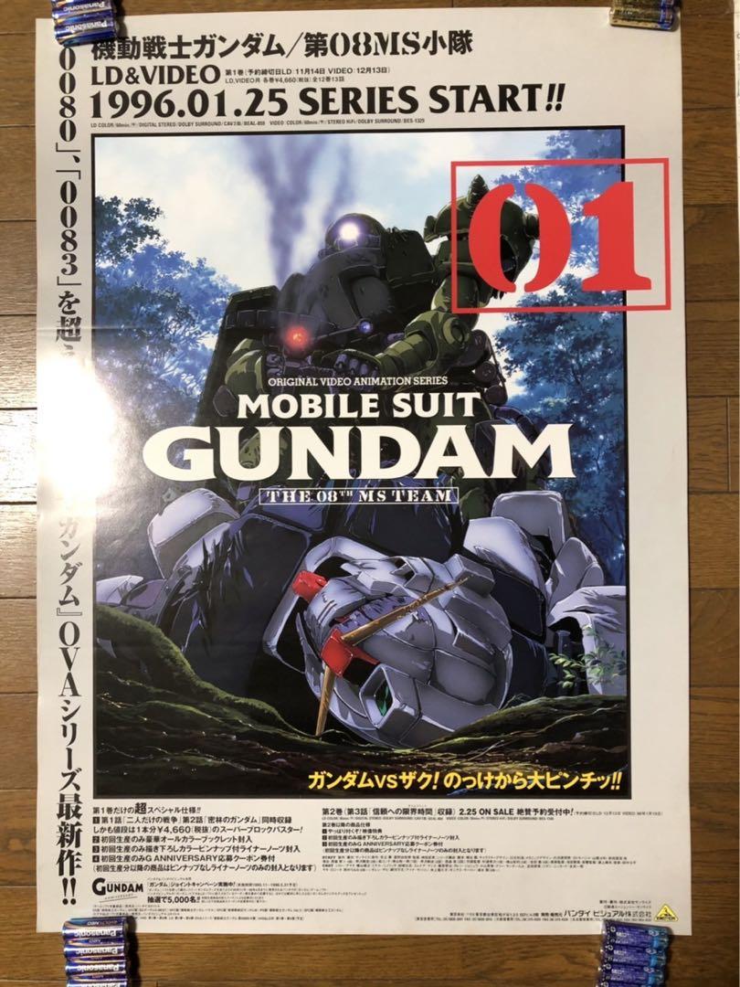 機動戦士 ガンダム　第08MS小隊　B2  ポスター　未使用新品　ジャンク品