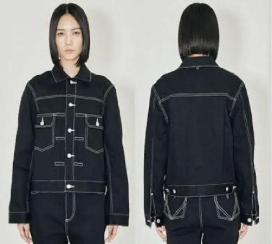 basicks 2ND TYPE DENIM JACKET BLACK