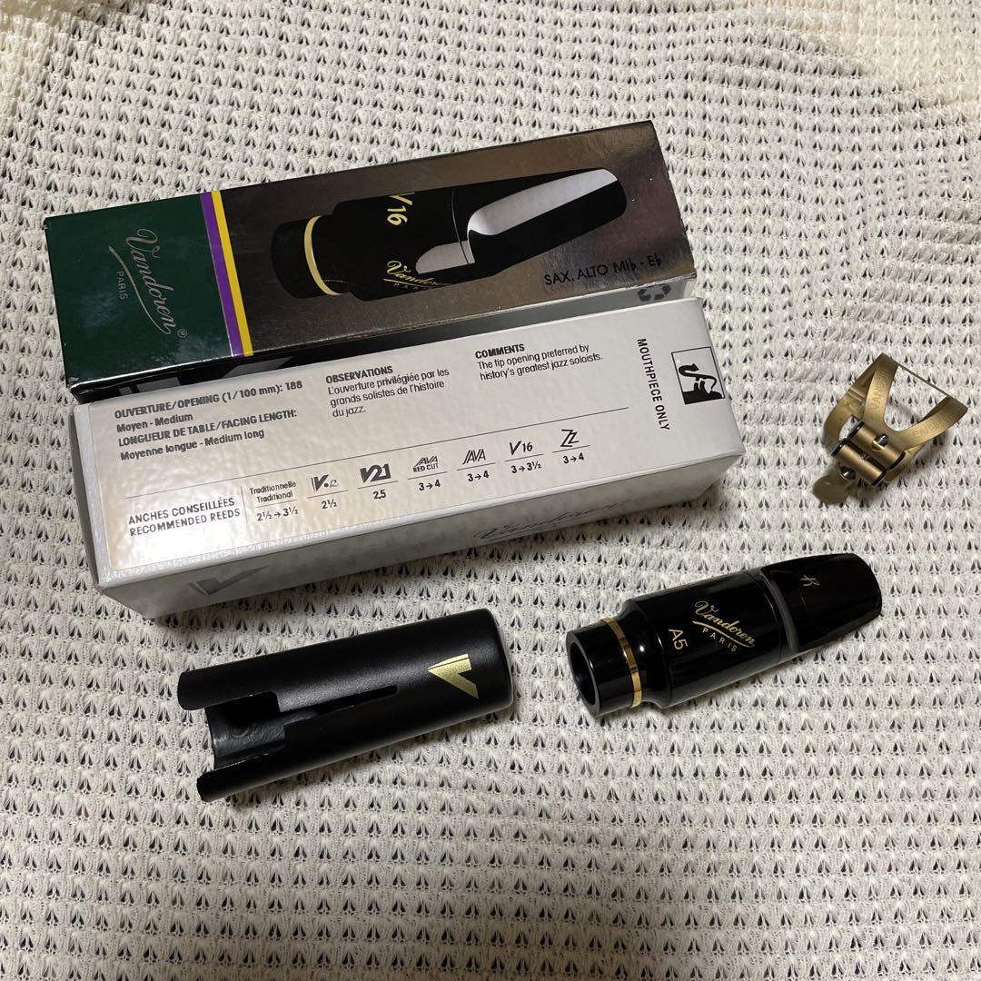 バンドレン　アルトサックス　マウスピース　v16 A5 S + リガチャーセット
