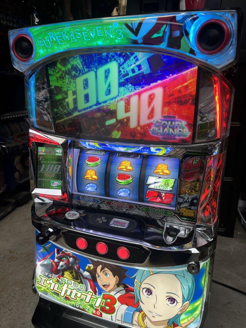 [broadcast king] 不要機付きパチスロ実機 エウレカセブン３
