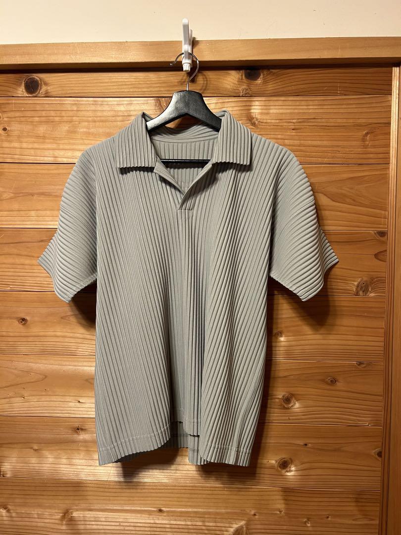 homme plisse issey miyake ポロシャツ 2 グレー