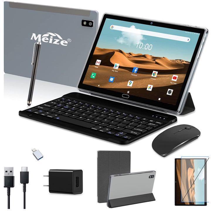 タブレット 10.1インチ　Android11 マウス　8コア　キーボード付き