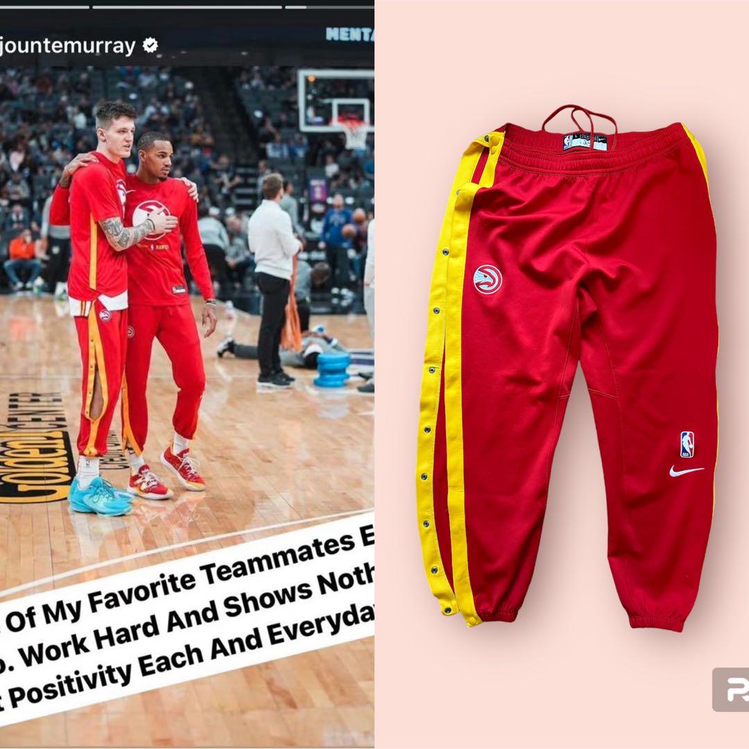 アトランタ・ホークスNBA選手使用済ブレイクパンツLサイズ選手支給品ナイキ