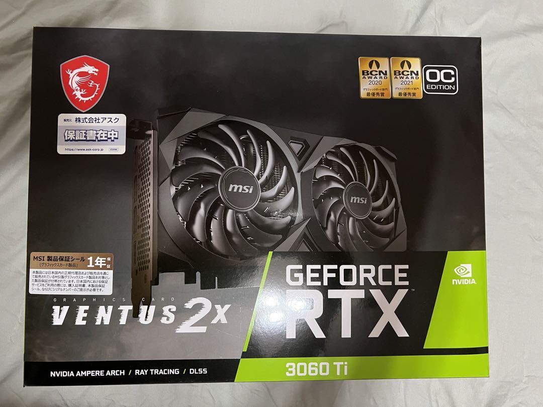 【美品】MSI GEFORCE RTX 3060 TI VENTUS 2X OC