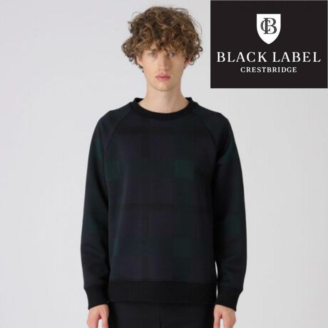 【新品タグ付き】ブラックレーベルクレストブリッジ ブラックスウェットシャツ L