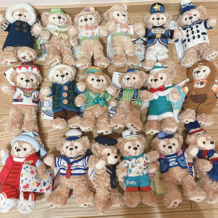 ダッフィーぬいぐるみバッジ まとめ売り