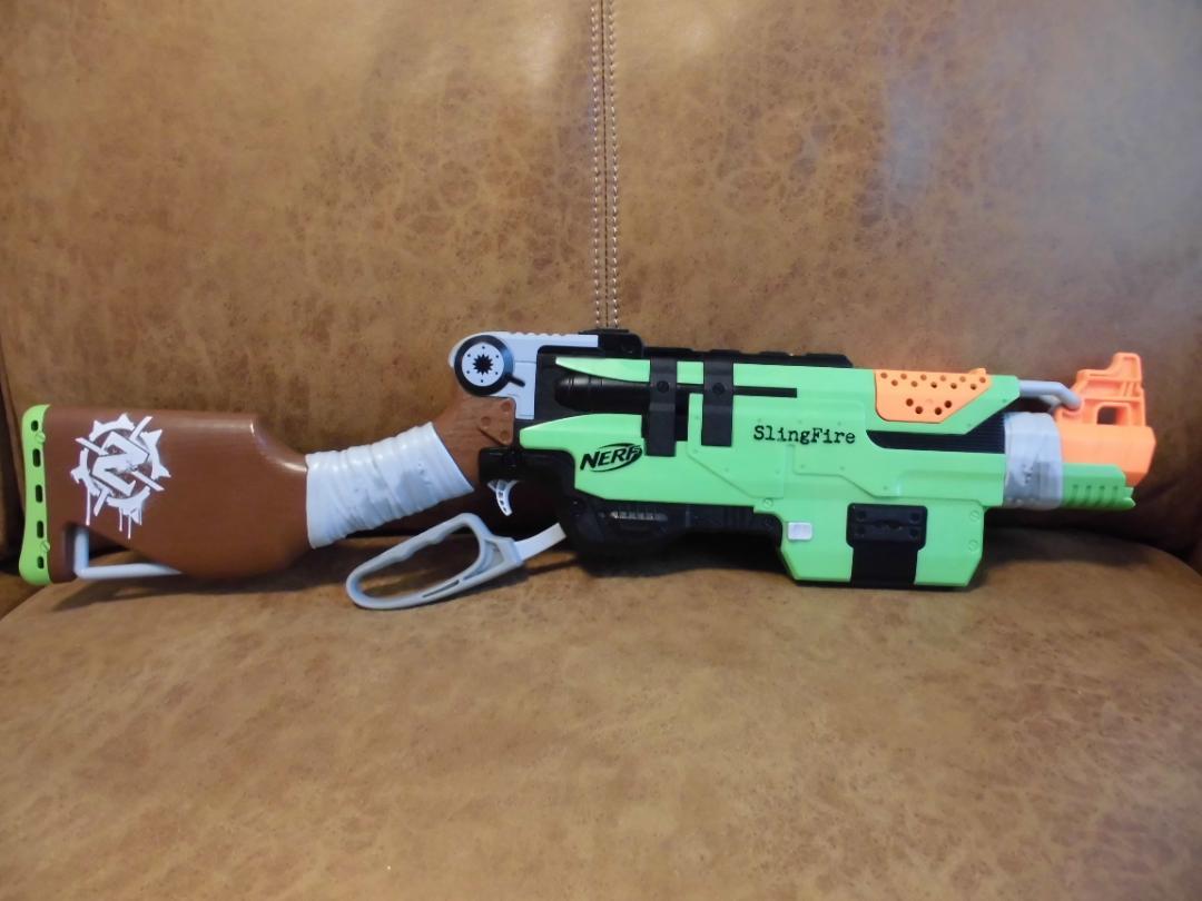 ナーフ NERF ゾンビストライク スリングファイア ギミック レア希少