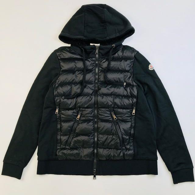 ヤマト工芸 極美品☆モンクレール・ワッペン付 スウェット切替 ジップ 
