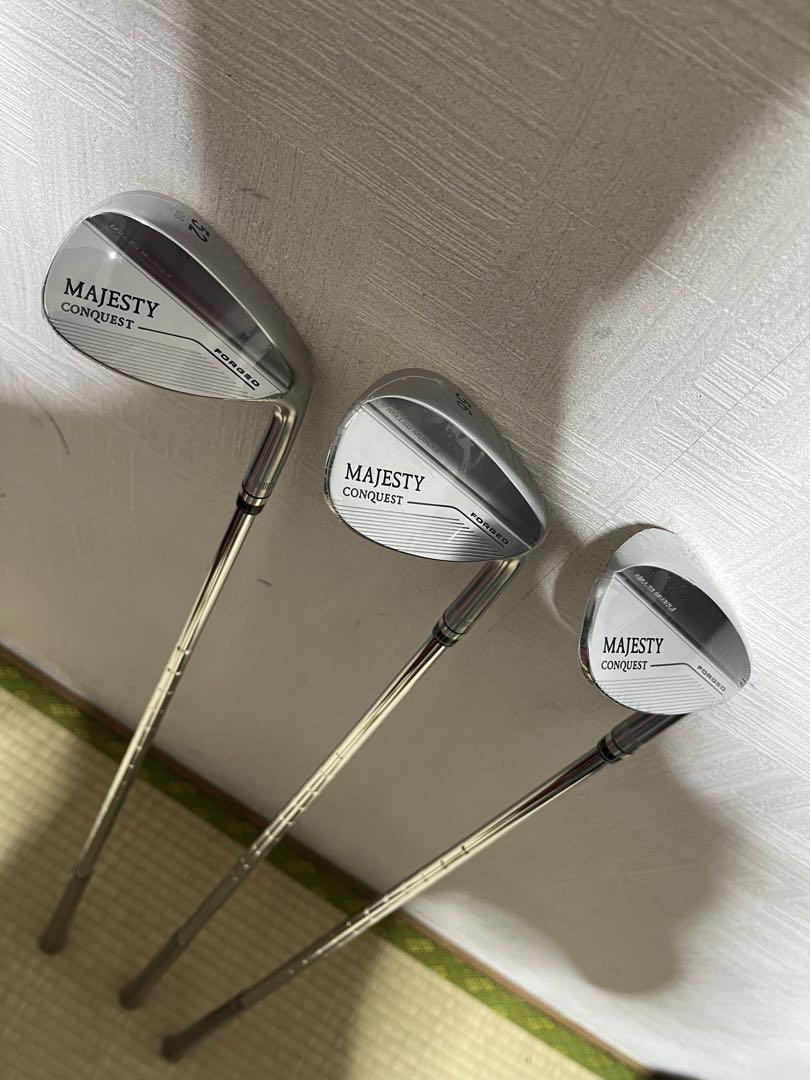 新品❗️MAJESTYマジェスティ コンクエスト フォージド ウェッジ3本　S