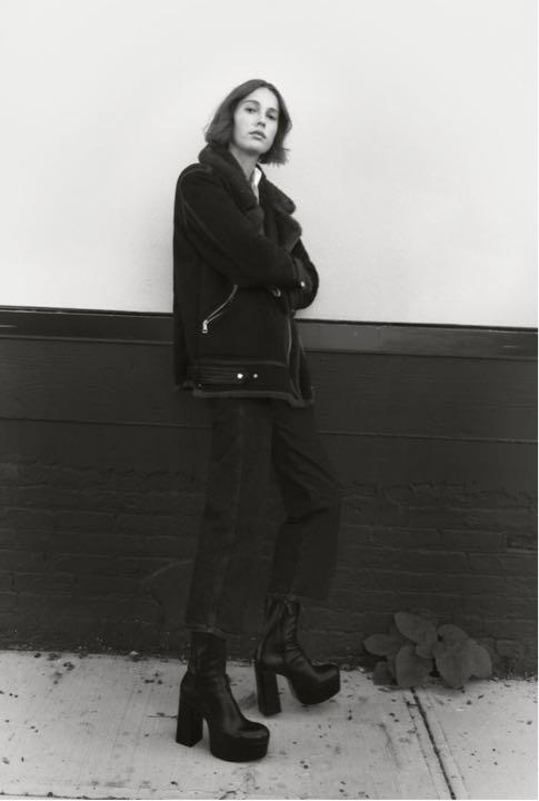 ZARA フェイクファーダブルフェイスジャケット