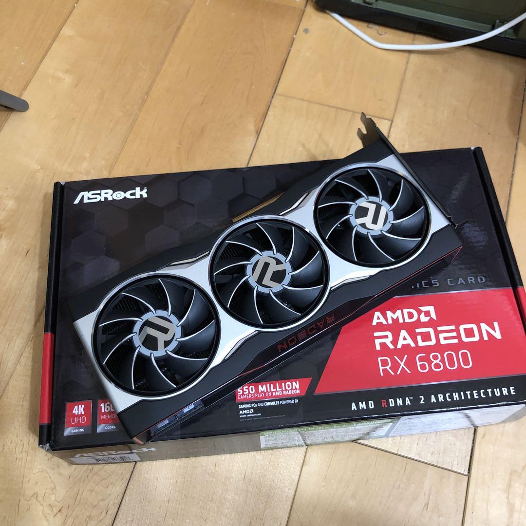 RADEON RX6800 Asrock リファレンス　美品