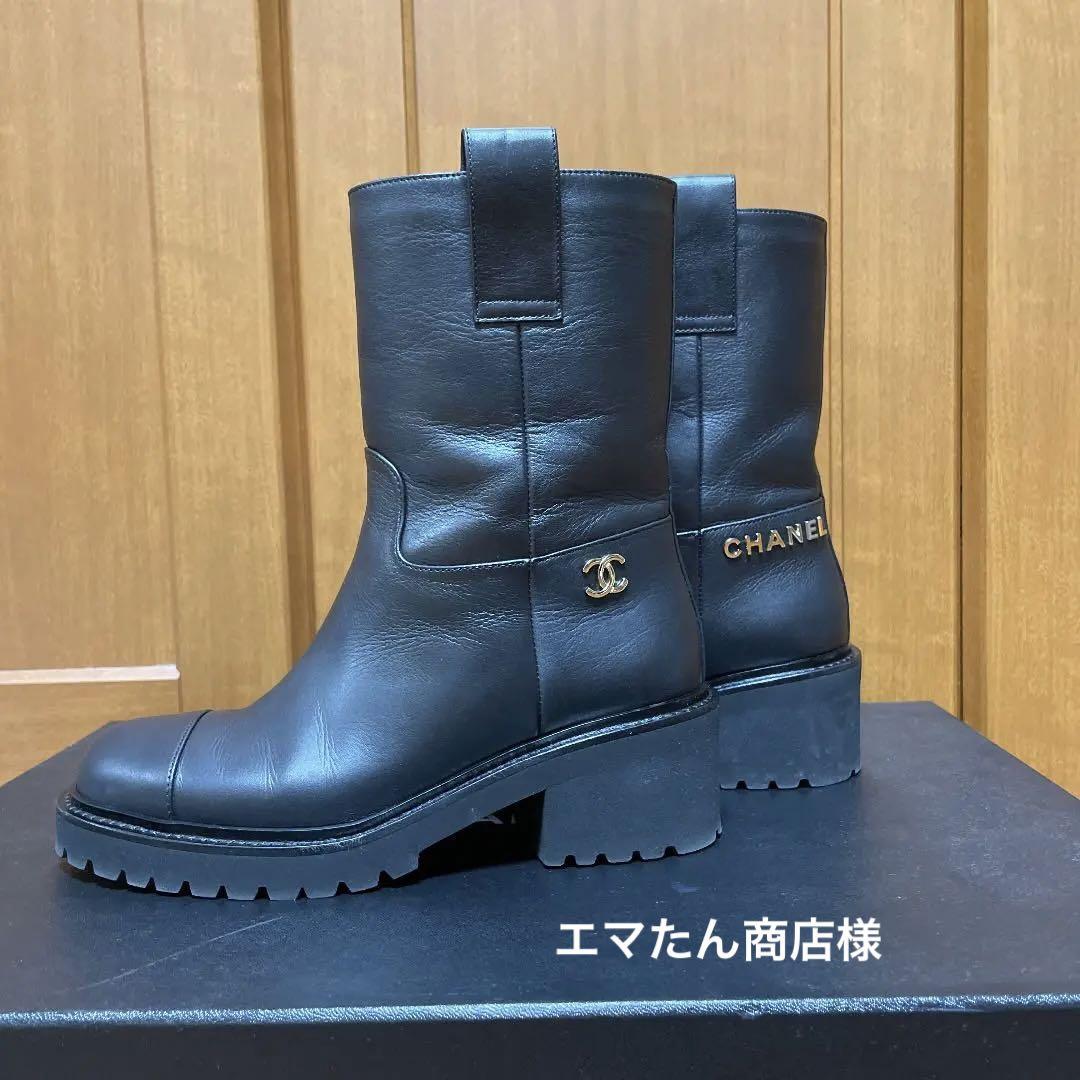 開店祝い CHANEL ショートブーツ35サイズ ブーツ