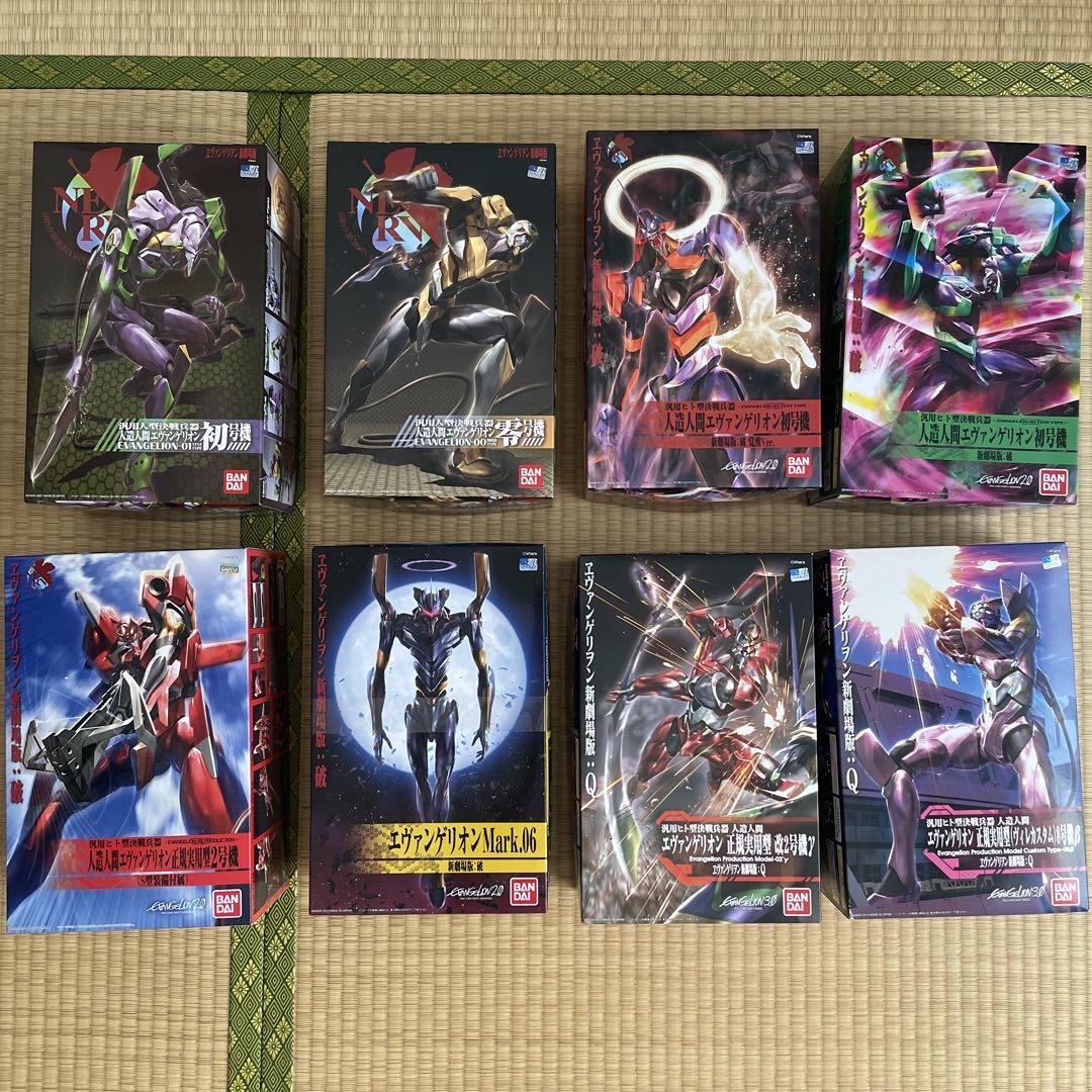 エヴァンゲリオン　プラモデル8点セット