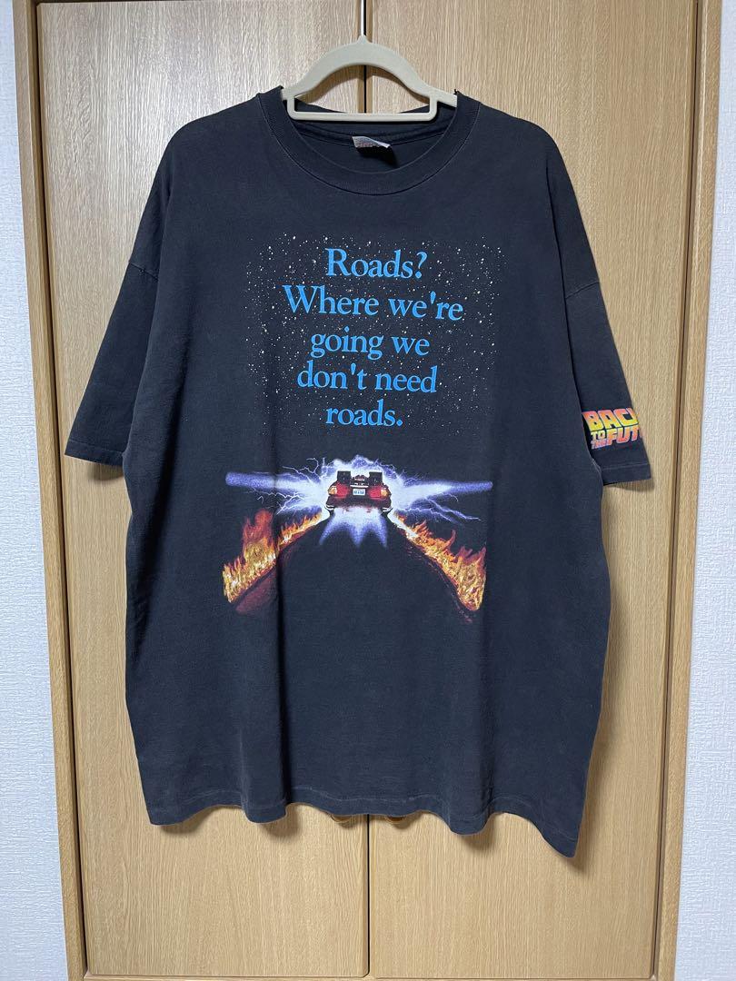 vintage 90s back to the future TシャツXXL