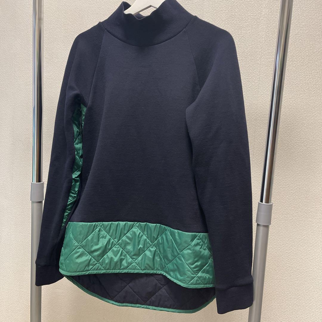 marni キルティング　ドッキングハイネックスウェット