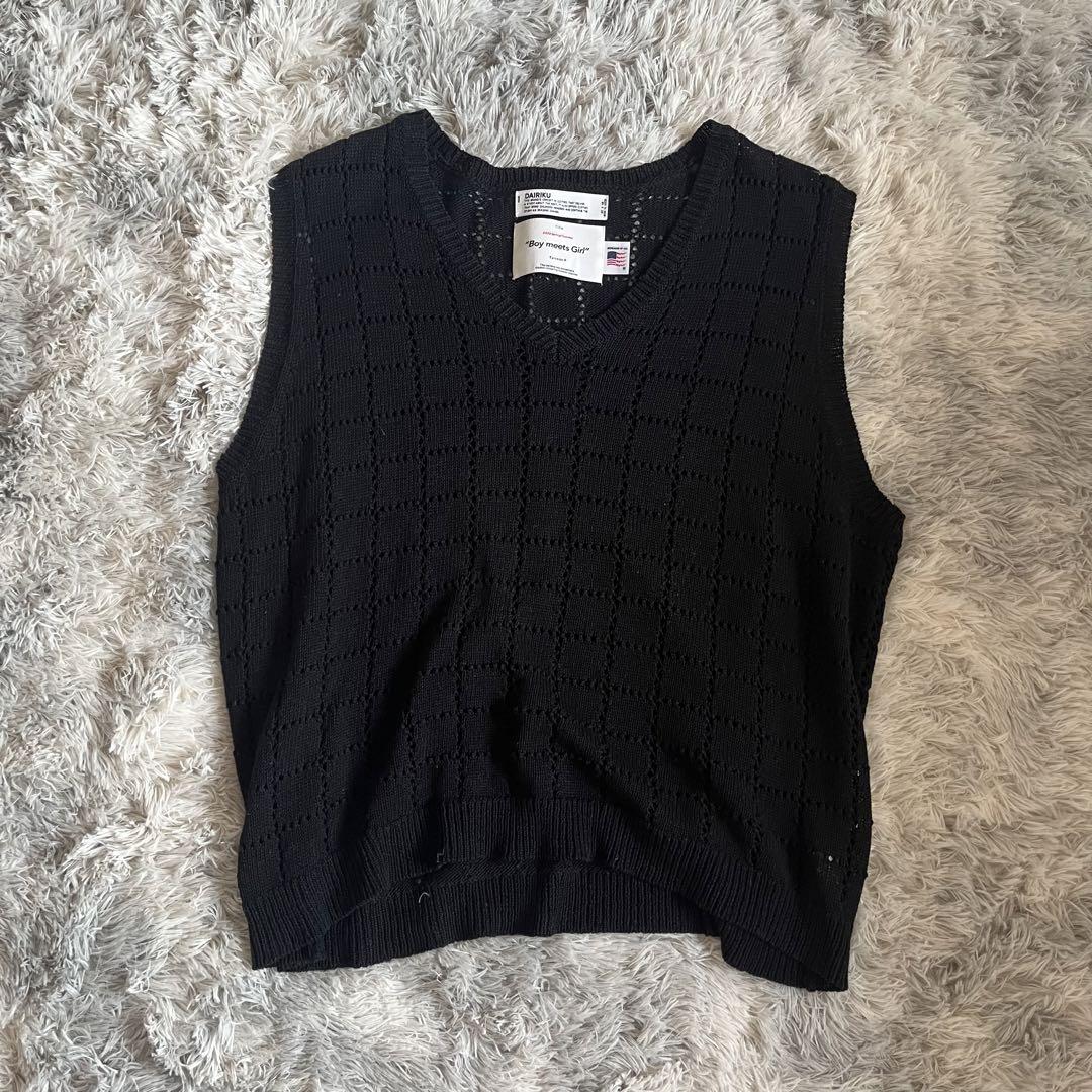 DAIRIKU A.J. knit vest  ニットベスト