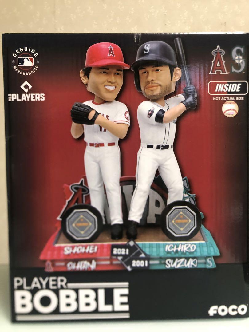 MVPボブルヘッド 大谷翔平&イチロー マリナーズ&エンゼルス2001&2021