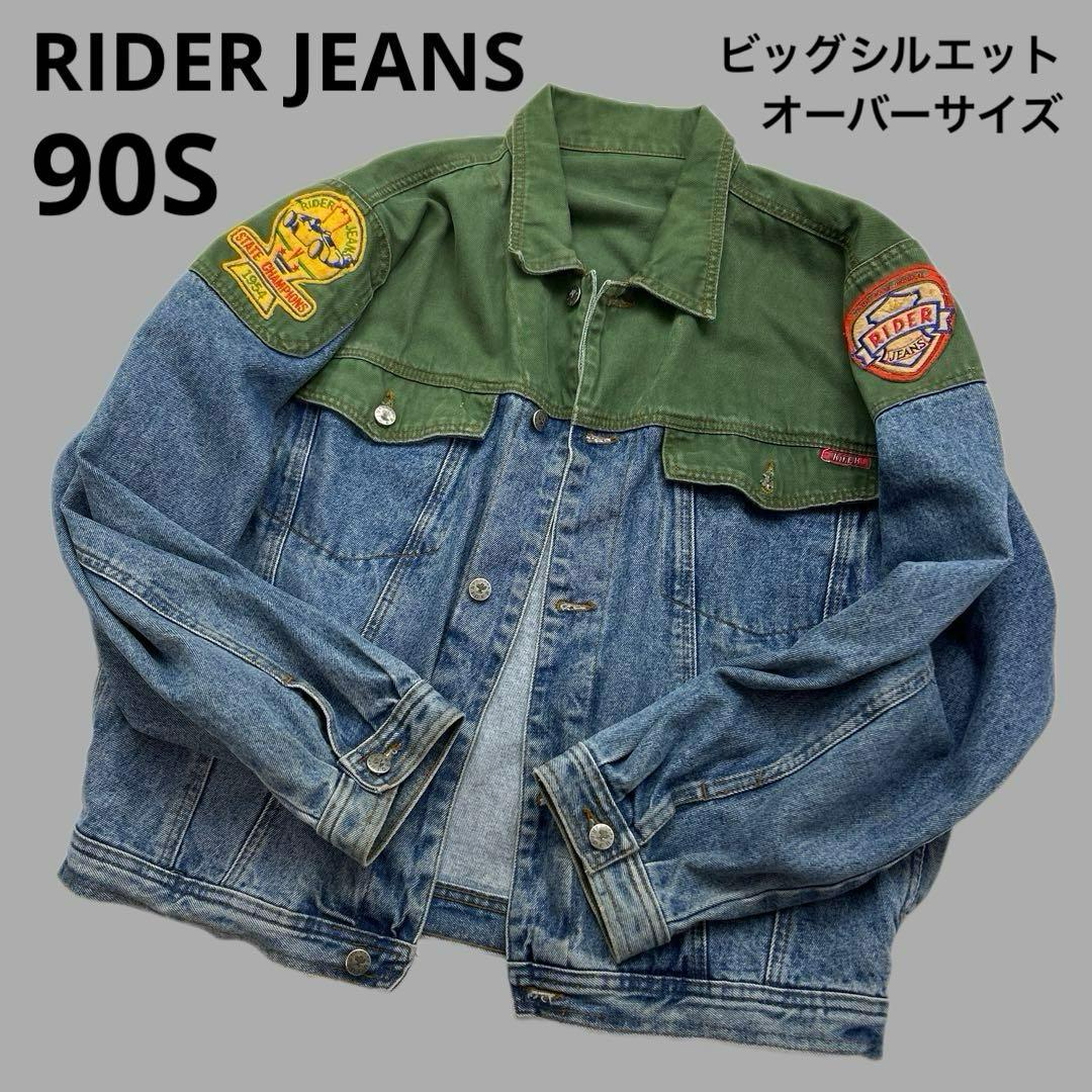 RIDER JEANS 90S ヴィンテージデニムジャケット　Lサイズ
