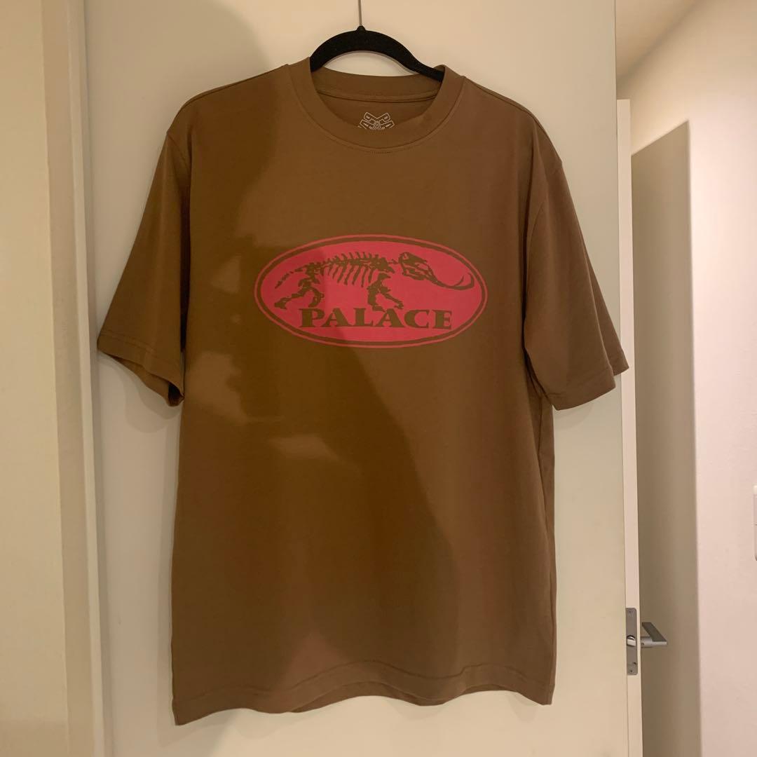 palace 半袖T ブラウン