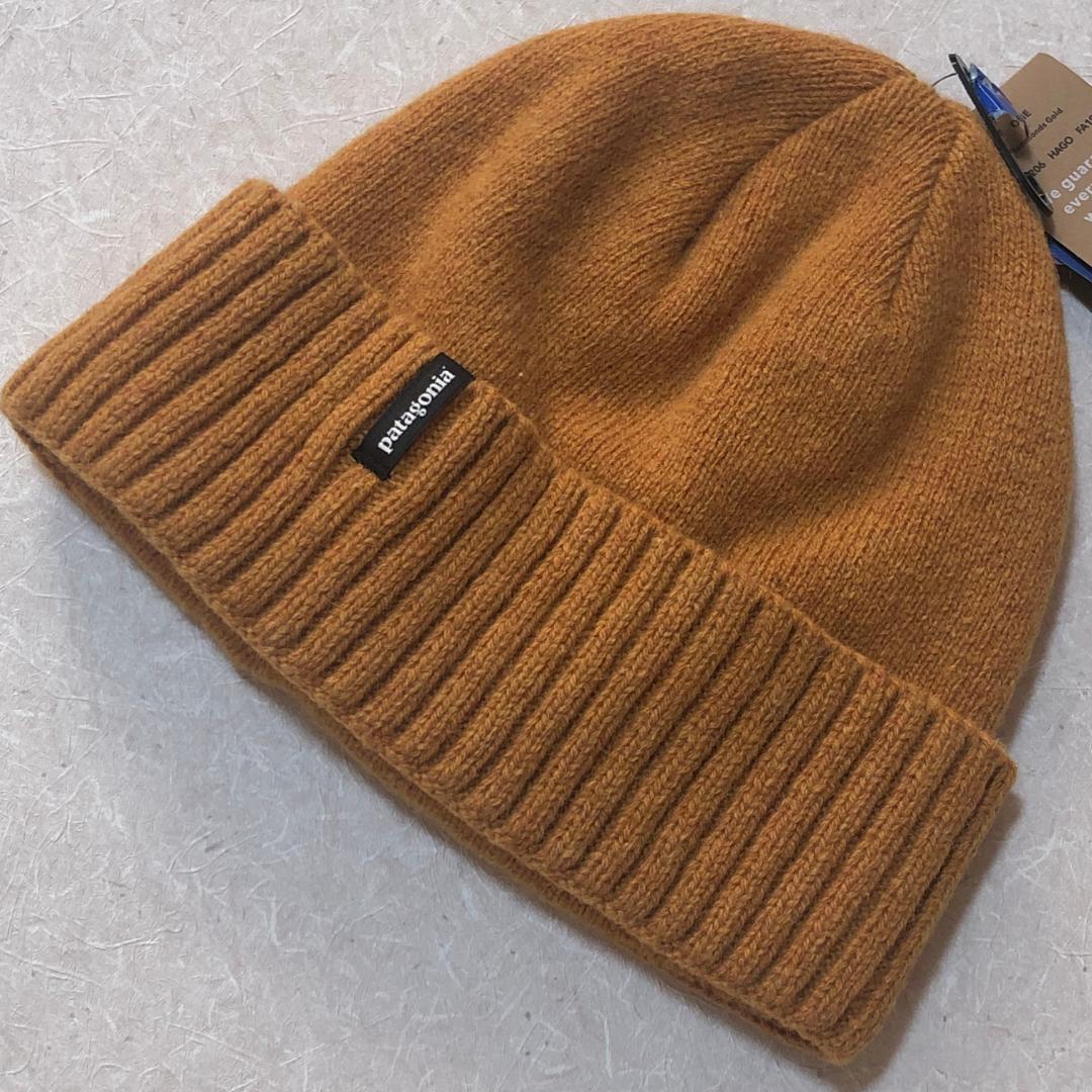 廃番人気カラー・ゴールド 新品‼️ パタゴニア ブロデオ・ビーニー HAGO