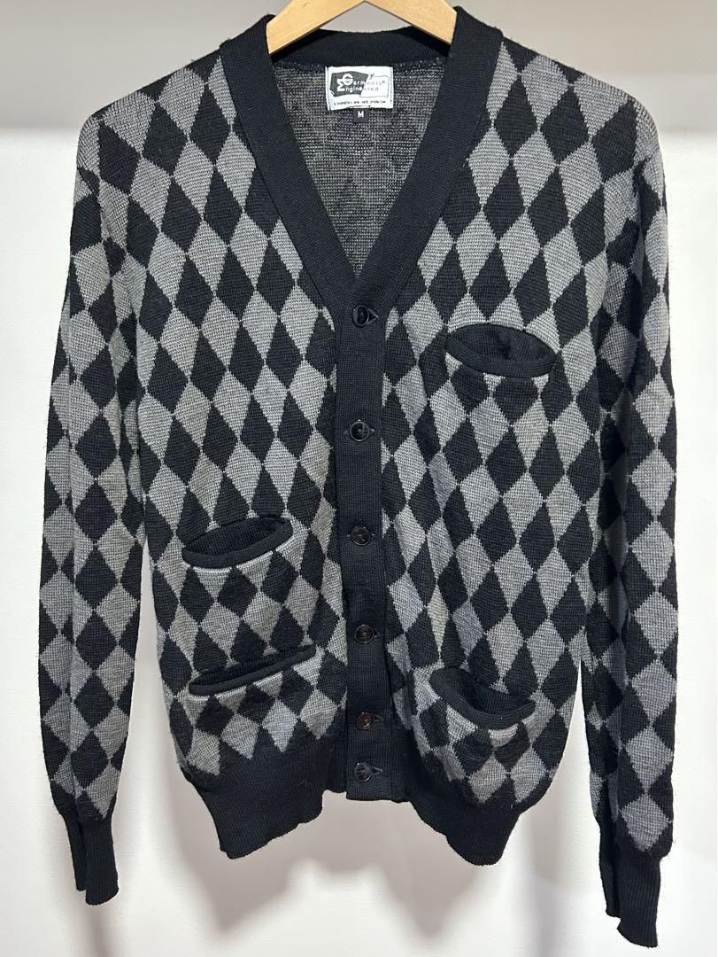 トップス Knit Cardigan Argyle