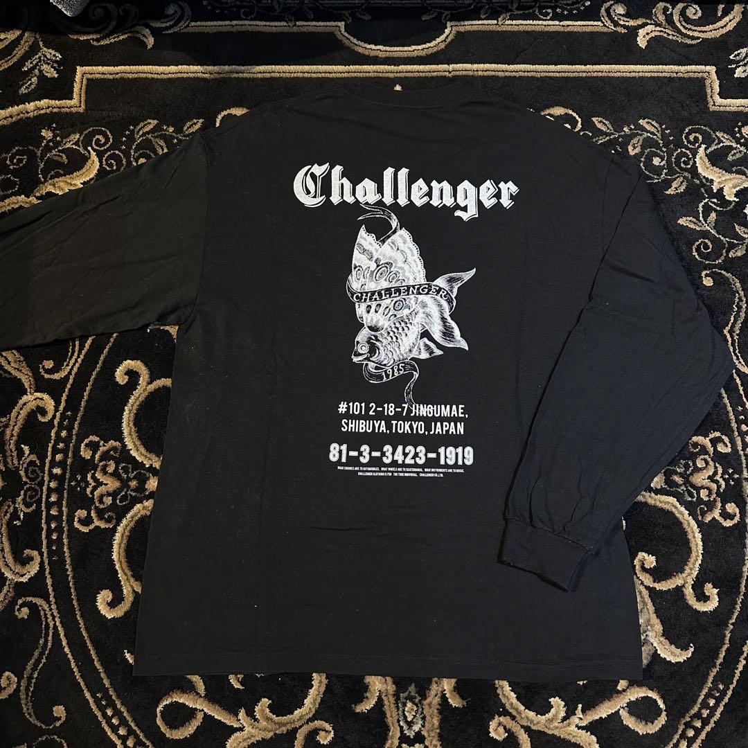 ほぼ新品 challenger チャレンジャー XLサイズ ロンT