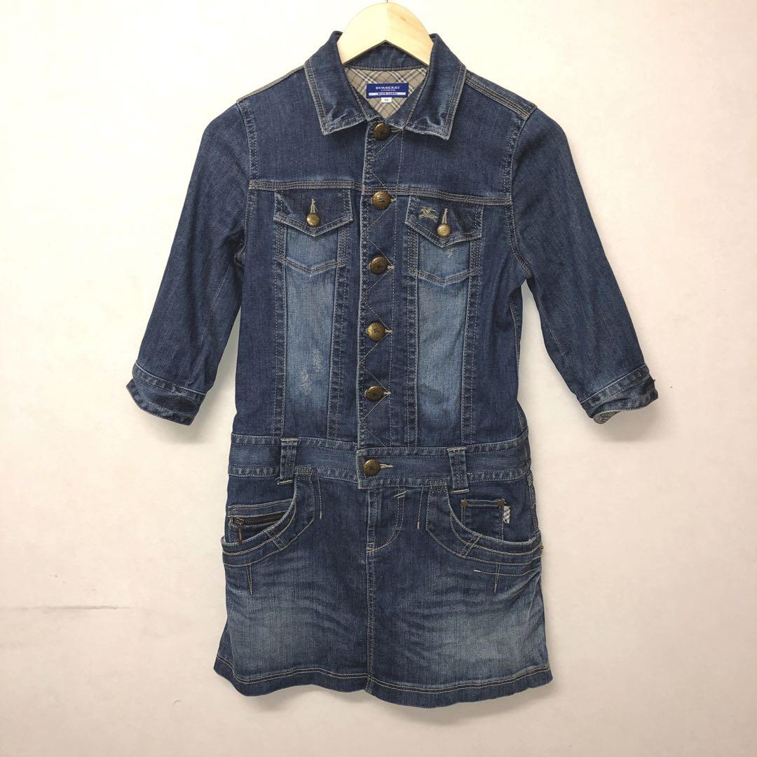 Burberry バーバリー ブルーレーベル デニム ワンピース