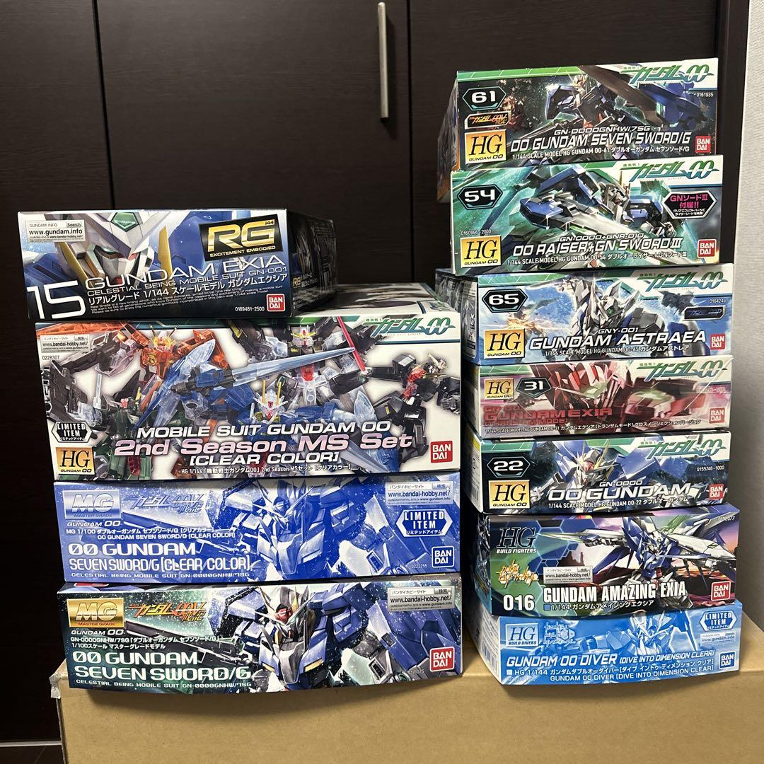 ガンプラ　ダブルオーガンダムシリーズセット