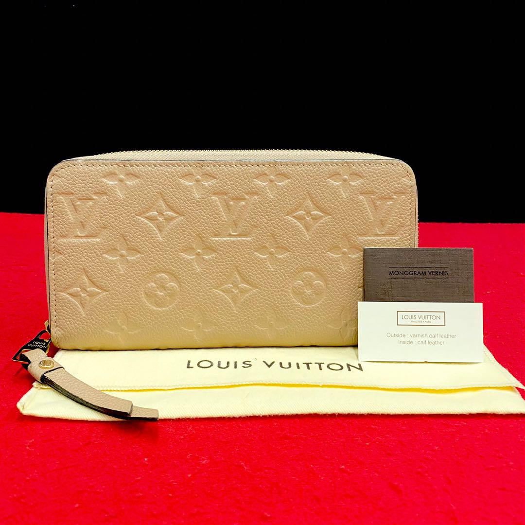 極 美品 ルイヴィトン モノグラム アンプラント ジッピーウォレット 長財布.