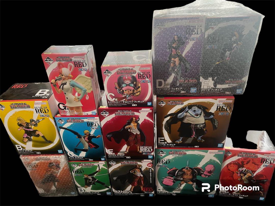 限定セール 【新品未開封品】ワンピース RED 1番くじ フィギュア フルコンプ