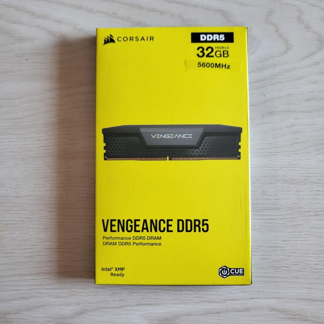 CORSAIR DDR5-5600MHz メモリ 32GB [16GB×2枚]