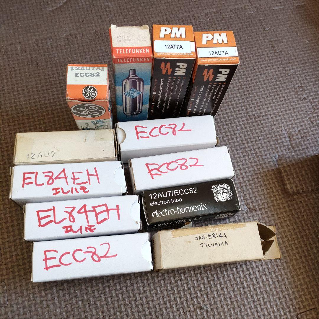 真空管 まとめ売り ECC82 12AU7 EL84EH ジャンク品
